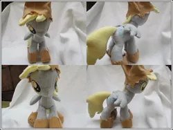 Size: 1625x1225 | Tagged: safe, artist:buttsnstuff, derpibooru import, derpy hooves, pegasus, pony, female, irl, mare, nightmare night, paper bag wizard, paper bags, photo, plushie, solo