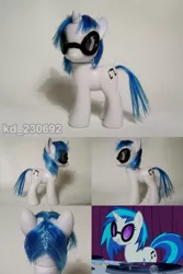 Size: 700x1050 | Tagged: safe, artist:oak23, derpibooru import, vinyl scratch, brushable, custom, glasses, irl, photo, solo, toy