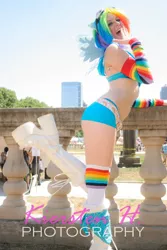 Size: 640x960 | Tagged: artist:electrokittenz, cosplay, derpibooru import, human, irl, irl human, photo, rainbow dash, safe, solo