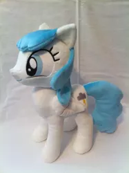 Size: 1936x2592 | Tagged: safe, artist:planetplush, derpibooru import, lightning bolt, white lightning, pegasus, pony, background pony, female, irl, mare, photo, plushie, solo