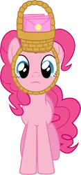 Size: 1803x3855 | Tagged: safe, artist:felix-kot, derpibooru import, pinkie pie, earth pony, pony, party of one, female, mare, simple background, solo, transparent background, vector