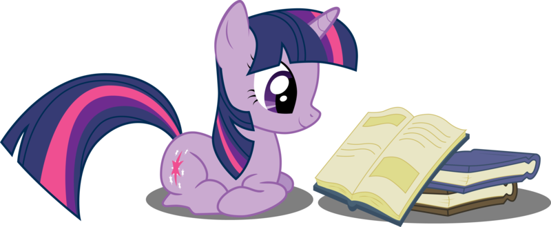 Size: 3912x1608 | Tagged: safe, artist:felix-kot, derpibooru import, twilight sparkle, pony, unicorn, applebuck season, book, cute, female, prone, reading, simple background, smiling, solo, transparent background, twiabetes, vector