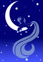 Size: 1024x1466 | Tagged: artist:yuzukimadoko, derpibooru import, princess luna, safe, solo