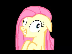 Size: 480x360 | Tagged: derpibooru import, fluttershy, insanity, safe