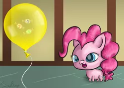 Size: 1400x1000 | Tagged: artist:steedburst, balloon, candy, chibi, derpibooru import, food, pinkie pie, safe