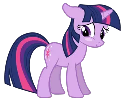 Size: 3000x2423 | Tagged: safe, artist:punchingshark, derpibooru import, twilight sparkle, pony, unicorn, blushing, simple background, solo, transparent background, unicorn twilight, vector