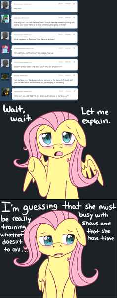 Size: 1201x3042 | Tagged: artist:darkaiya, ask, ask sombershy, derpibooru import, fluttershy, safe, tumblr