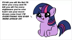 Size: 910x510 | Tagged: derpibooru import, exploitable meme, filly, filly twilight sparkle, filly twilight telling an offensive joke, it, meme, obligatory pony, safe, twilight sparkle, vulgar