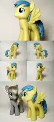 Size: 700x1575 | Tagged: safe, artist:oak23, derpibooru import, derpy hooves, sunshower raindrops, pony, brushable, custom, irl, photo, toy