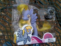 Size: 800x600 | Tagged: safe, artist:queenanneka, derpibooru import, derpy hooves, pony, brushable, custom, irl, photo, solo, toy