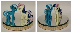 Size: 900x417 | Tagged: safe, artist:mermade4u, derpibooru import, bon bon, lyra heartstrings, sweetie drops, pony, brushable, custom, irl, photo, toy