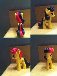 Size: 862x1160 | Tagged: safe, artist:surepurpose, derpibooru import, bon bon, sweetie drops, pony, brushable, custom, irl, photo, toy