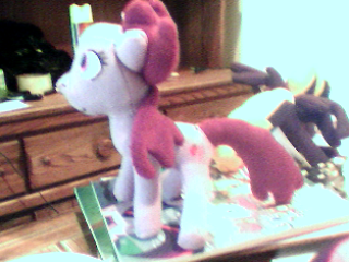 Size: 320x240 | Tagged: artist:fungal-zombie, berry punch, berryshine, derpibooru import, irl, photo, plushie, safe, small