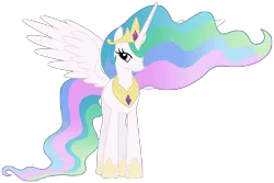 Size: 5100x3400 | Tagged: safe, artist:mihaaaa, derpibooru import, princess celestia, pony, female, mare, simple background, solo, transparent background, vector