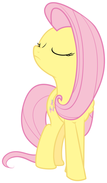 Size: 1600x2720 | Tagged: artist:mihaaaa, derpibooru import, fluttershy, safe, simple background, solo, transparent background, vector