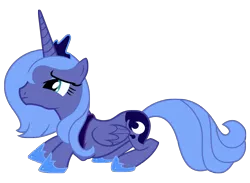 Size: 2600x1900 | Tagged: artist:mihaaaa, derpibooru import, princess luna, prone, s1 luna, safe, simple background, solo, transparent background, vector