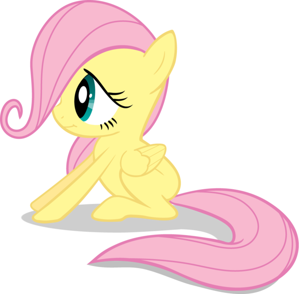 Size: 1035x1019 | Tagged: safe, artist:mihaaaa, derpibooru import, fluttershy, pegasus, pony, artifact, female, filly, filly fluttershy, simple background, solo, transparent background, vector, younger