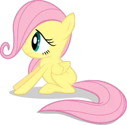 Size: 1035x1019 | Tagged: safe, artist:mihaaaa, derpibooru import, fluttershy, pegasus, pony, artifact, female, filly, filly fluttershy, simple background, solo, transparent background, vector, younger