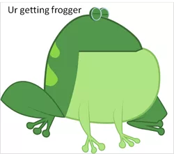 Size: 640x567 | Tagged: derpibooru import, exploitable meme, forced meme, frog, meme, safe, ur getting meme