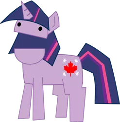 Size: 900x910 | Tagged: safe, artist:bakabrony, artist:el-ray, derpibooru import, twilight sparkle, pony, unicorn, canada, canadian, female, looking at you, mare, open mouth, simple background, solo, south park, terrence and phillip, transparent background