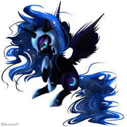 Size: 2500x2500 | Tagged: artist:thechibicatz67, derpibooru import, nightmare moon, safe, solo