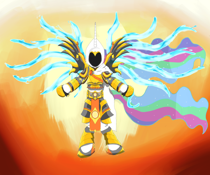 Size: 3000x2500 | Tagged: artist:steptrool, crossover, derpibooru import, diablo, princess celestia, safe, tyrael