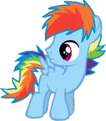 Size: 302x343 | Tagged: safe, artist:bronybase, artist:starryoak, derpibooru import, rainbow dash, pegasus, pony, colt, rainbow blitz, rule 63, simple background, transparent background