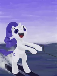 Size: 600x800 | Tagged: artist:drakmire, derpibooru import, faic, rarity, safe, water skiing