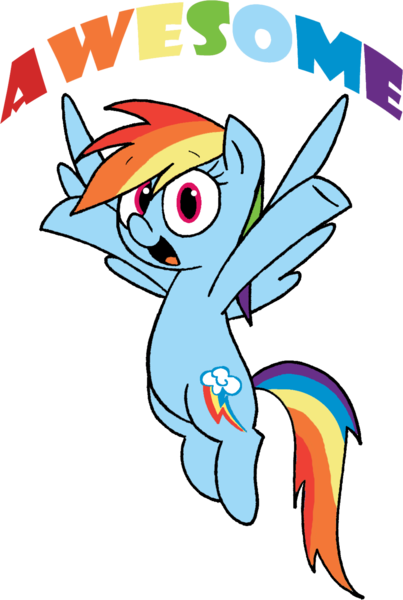 Size: 1024x1523 | Tagged: safe, artist:strangiesleepy, derpibooru import, rainbow dash, pegasus, pony, awesome, female, flying, mare, open mouth, simple background, solo, spread wings, text, transparent background, wings