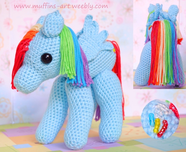 Size: 827x676 | Tagged: dead source, safe, artist:theartofmuffin, derpibooru import, rainbow dash, pegasus, pony, amigurumi, crochet, female, irl, mare, photo, plushie, solo