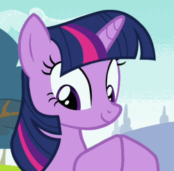Size: 390x383 | Tagged: safe, derpibooru import, twilight sparkle, pony, unicorn, adorkable, animated, clapping, cute, dork, solo