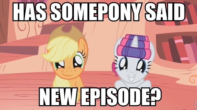 Size: 960x540 | Tagged: applejack, caption, derpibooru import, edit, edited screencap, episode, hair curlers, hat, hype, image macro, look before you sleep, meme, rarity, roflbot, safe, screencap, smiling, text