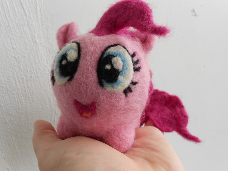 Size: 4320x3240 | Tagged: artist:maijafeja, blob, derpibooru import, felt, irl, photo, pinkie pie, plushie, safe, solo