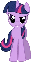 Size: 430x840 | Tagged: artist:proenix, derpibooru import, dreamworks face, evil grin, grin, safe, simple background, smiling, smirk, solo, svg, transparent background, twilight sparkle, vector