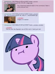 Size: 602x803 | Tagged: 4chan, derpibooru import, egoraptor, gabe newell, meme, meta, /mlp/, pony curious, possible brony, safe, twilight sparkle, wut face