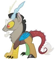 Size: 661x698 | Tagged: safe, artist:vanderlyle, derpibooru import, discord, ponified, pony, simple background, solo, transparent background