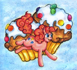 Size: 700x634 | Tagged: artist:sternschwester, derpibooru import, pinkie pie, safe, solo, traditional art