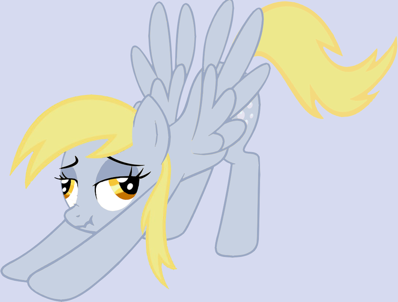 Size: 1050x798 | Tagged: safe, derpibooru import, derpy hooves, pegasus, pony, female, mare, not a vector, scrunchy face, stretch