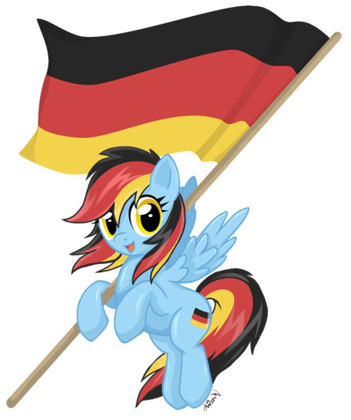 Size: 1001x1200 | Tagged: artist:kaizenwerx, derpibooru import, german dash, germany, nation ponies, rainbow dash, safe