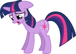Size: 5000x3555 | Tagged: safe, artist:xpesifeindx, derpibooru import, twilight sparkle, pony, unicorn, downcast, female, floppy ears, mare, open mouth, simple background, solo, transparent background, unicorn twilight, vector
