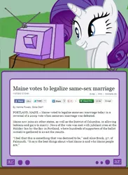 Size: 563x769 | Tagged: safe, derpibooru import, rarity, pony, exploitable meme, gay marriage, meme, meta, politics, tv meme, vote, vulgar