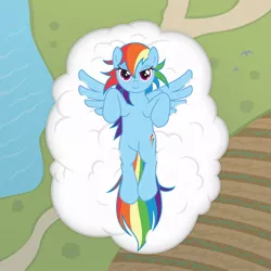 Size: 1024x1024 | Tagged: artist:cow41087, cloud, derpibooru import, rainbow dash, safe, solo, vertigo