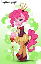 Size: 1152x1800 | Tagged: safe, artist:rawrcharlierawr, derpibooru import, pinkie pie, pony, bipedal, cosplay, king candy, wreck-it ralph