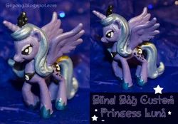 Size: 800x558 | Tagged: safe, artist:rayechu, derpibooru import, princess luna, custom, irl, photo, s1 luna, solo, toy