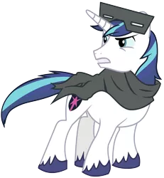 Size: 3563x3850 | Tagged: artist:marelynmanson, derpibooru import, safe, shining armor, simple background, snow goggles, spoiler:s03, the crystal empire, transparent background, vector