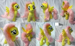 Size: 4500x2759 | Tagged: safe, artist:rens-twin, derpibooru import, fluttershy, pony, irl, photo, plushie, solo