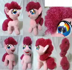 Size: 4640x4510 | Tagged: safe, artist:rens-twin, derpibooru import, pinkie pie, pony, absurd resolution, filly, irl, photo, plushie, solo
