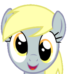 Size: 600x600 | Tagged: safe, artist:blackgryph0n, derpibooru import, derpy hooves, pegasus, pony, animated, cute, derpabetes, female, headbob, mare, simple background, solo, transparent background