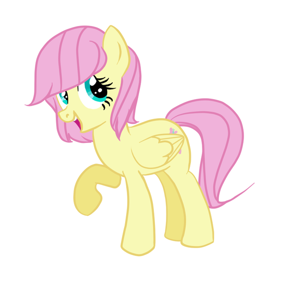 Size: 780x824 | Tagged: alternate hairstyle, artist:gikima, bobcut, derpibooru import, fluttershy, safe, solo