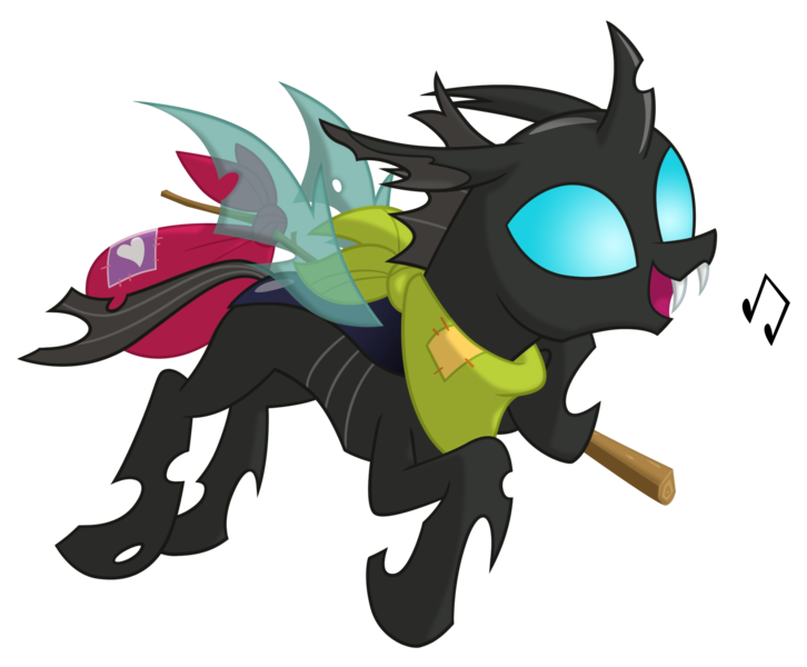 Size: 2300x1900 | Tagged: artist:equestria-prevails, bin, changeling, derpibooru import, doomie, safe, simple background, solo, transparent background